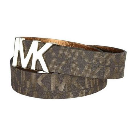 michael kors extra large belt 551033|Michael Kors black and brown belt.